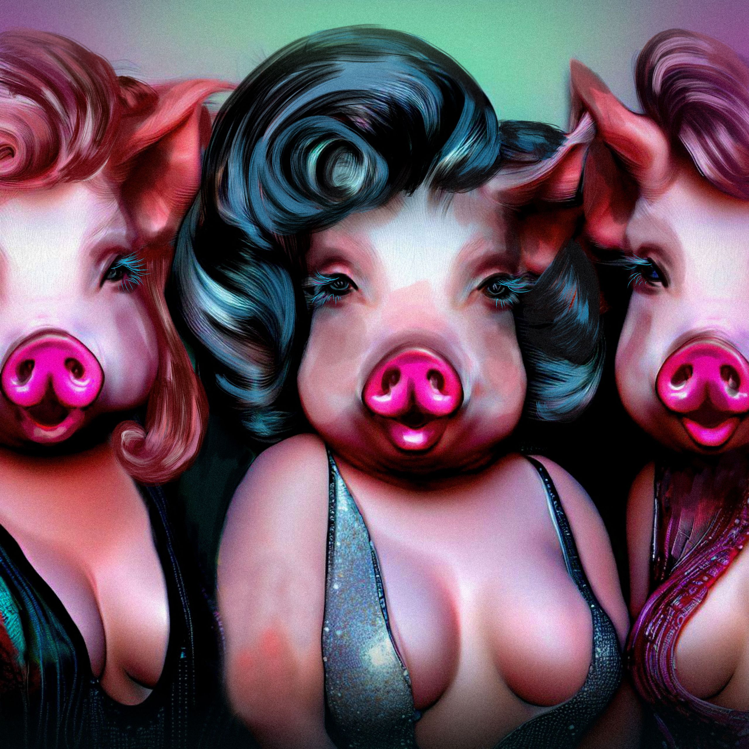 Glamy Pigs