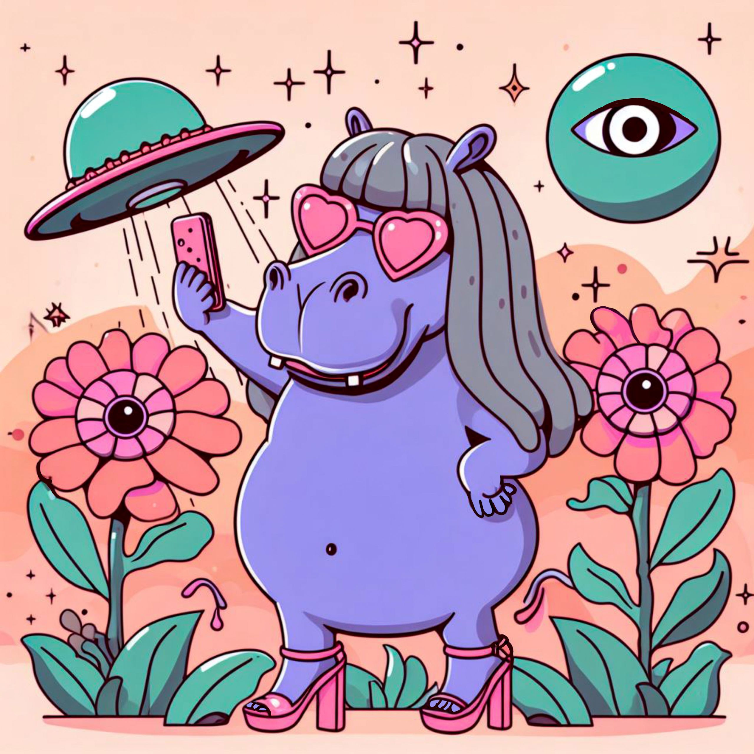 Selfie with the UFO