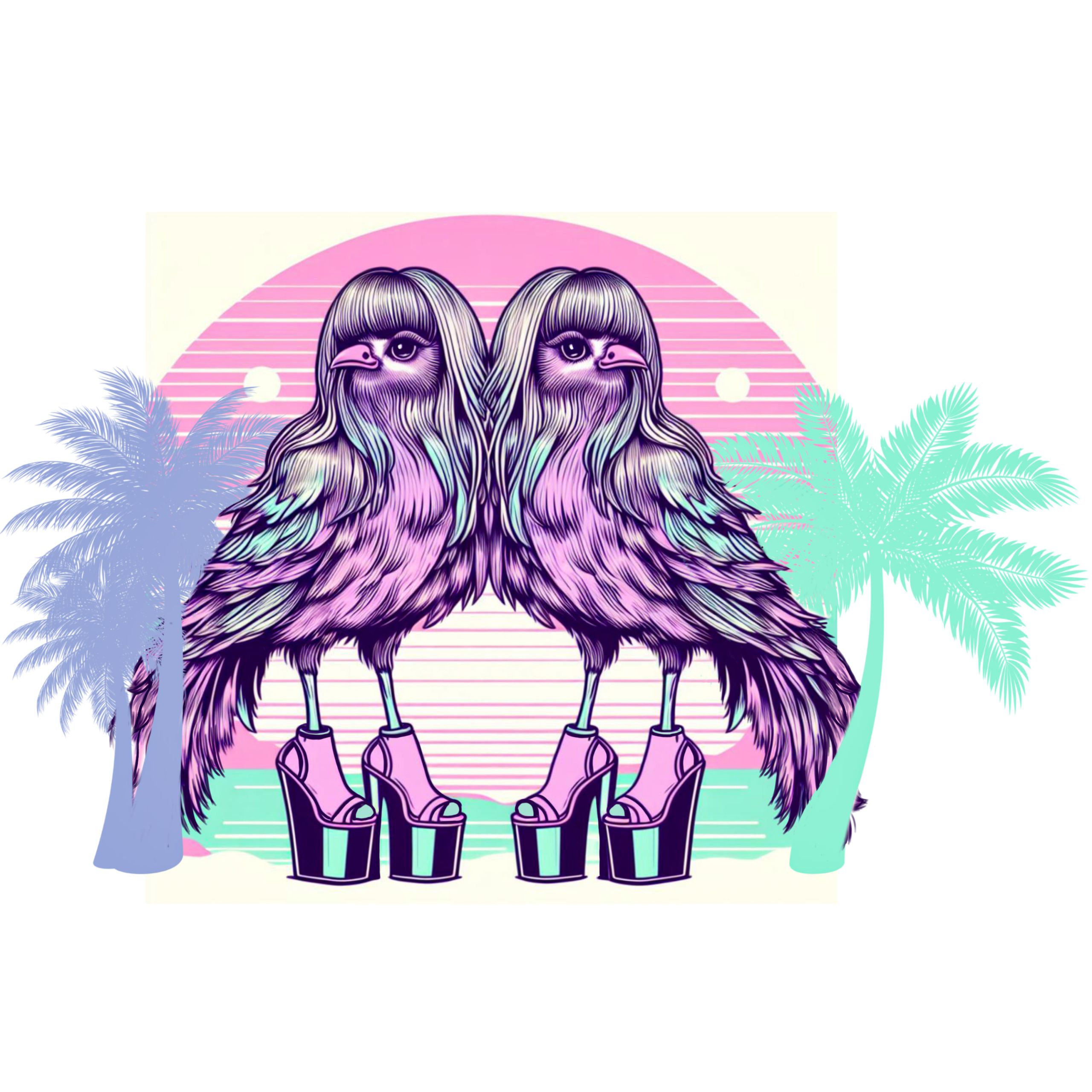Twin birds